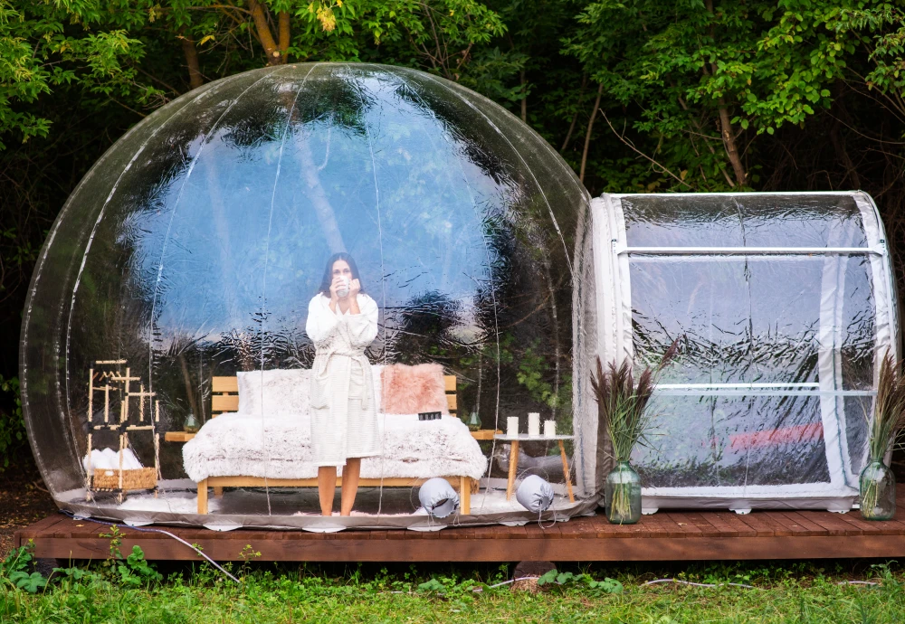 bubble crystal tent